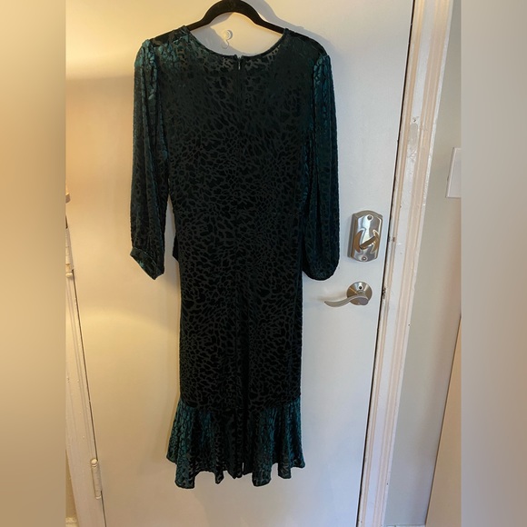 Beautiful Calvin Kline Velvet Wrap Dress - Picture 6 of 6
